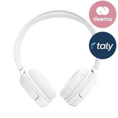 JBL Tune 520BT Wireless Over-Ear Headphones - White